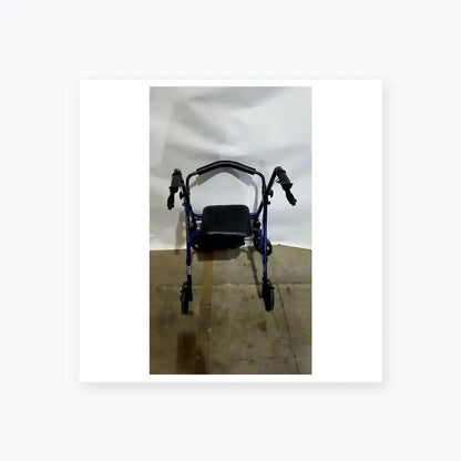 Reuse Medical Equipment McKesson Bariatric Rollator, Heavy Duty Aluminum Folding Walker Loop-Lock Hand Brakes, second-hand product photo 9
