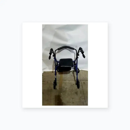 Reuse Medical Equipment McKesson Bariatric Rollator, Heavy Duty Aluminum Folding Walker Loop-Lock Hand Brakes, second-hand product photo 6