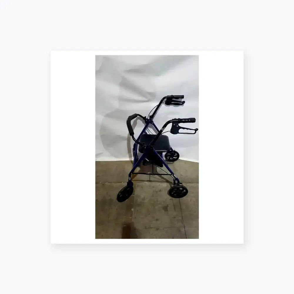 Reuse Medical Equipment McKesson Bariatric Rollator, Heavy Duty Aluminum Folding Walker Loop-Lock Hand Brakes, second-hand product photo 13