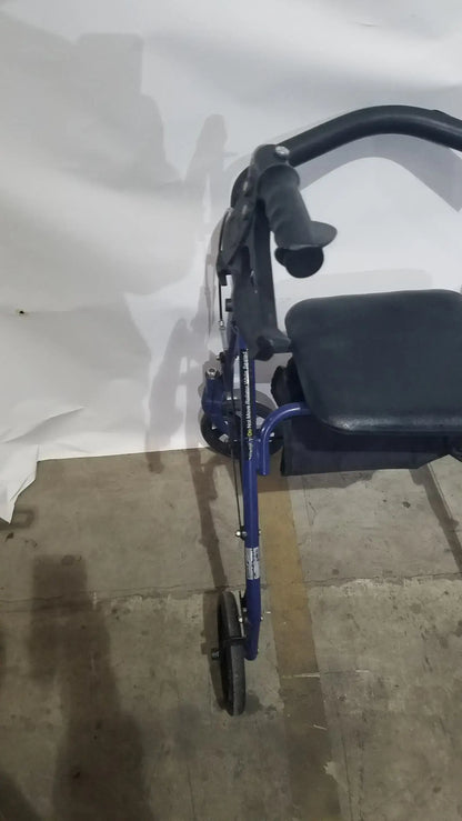 Reuse Medical Equipment McKesson Bariatric Rollator, Heavy Duty Aluminum Folding Walker Loop-Lock Hand Brakes, second-hand product photo 7
