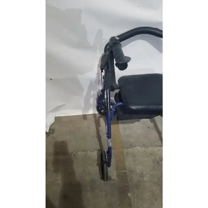 Reuse Medical Equipment McKesson Bariatric Rollator, Heavy Duty Aluminum Folding Walker Loop-Lock Hand Brakes, second-hand product photo 7