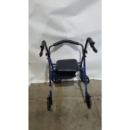 Reuse Medical Equipment McKesson Bariatric Rollator, Heavy Duty Aluminum Folding Walker Loop-Lock Hand Brakes, second-hand product photo 5