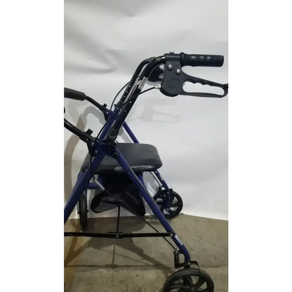 Reuse Medical Equipment McKesson Bariatric Rollator, Heavy Duty Aluminum Folding Walker Loop-Lock Hand Brakes, second-hand product photo 12