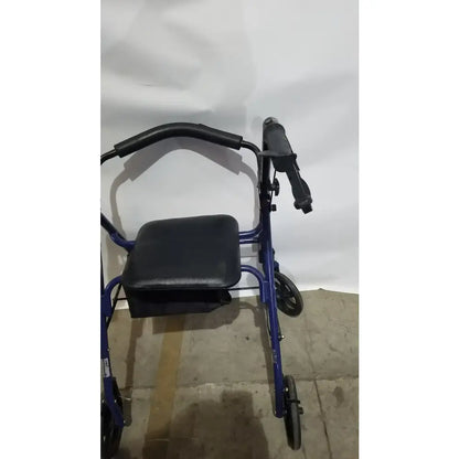 Reuse Medical Equipment McKesson Bariatric Rollator, Heavy Duty Aluminum Folding Walker Loop-Lock Hand Brakes, second-hand product photo 8