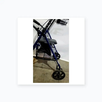 Reuse Medical Equipment McKesson Bariatric Rollator, Heavy Duty Aluminum Folding Walker Loop-Lock Hand Brakes, second-hand product photo 11