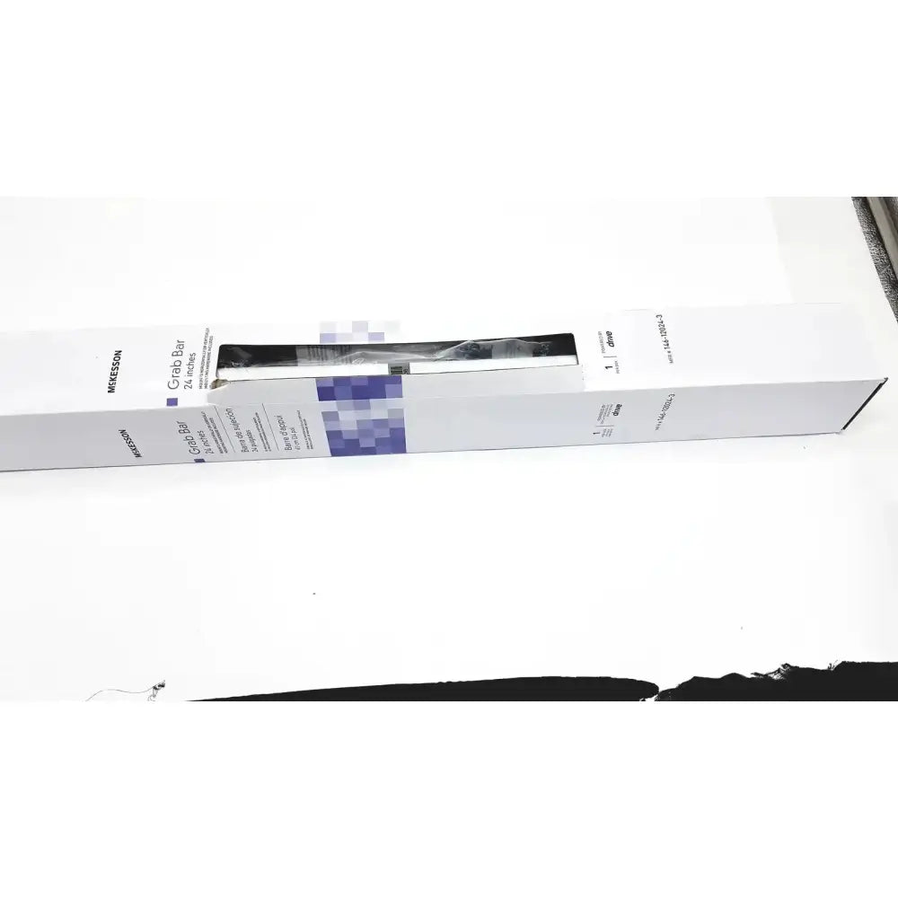 McKesson White Steel Wall Mounted Wall Grab Bar 24" L 146-12024-3 Wall Grab Bar, second-hand product photo 1