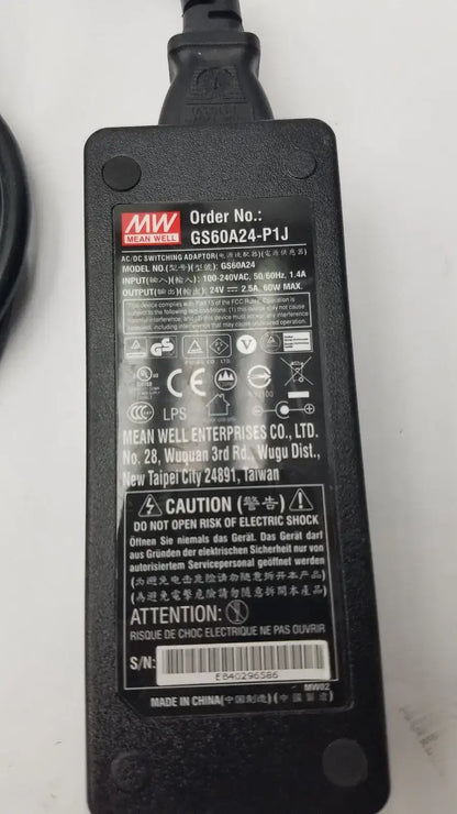 MEAN WELL GS60A24-P1J Power Supply Adapter AC/DC Power Supply, second-hand product photo 3