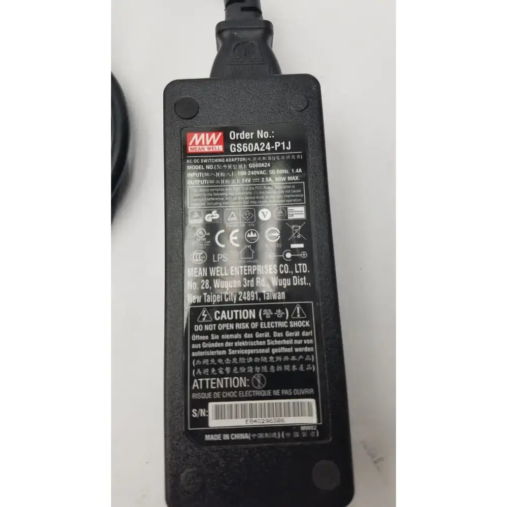 MEAN WELL GS60A24-P1J Power Supply Adapter AC/DC Power Supply, second-hand product photo 3