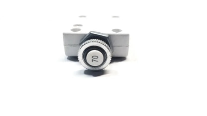Mechanical Products 1648-056-070 Circuit Breaker, 70A 250VAC/50VDC, 0406 Circuit Breaker, second-hand product photo 6