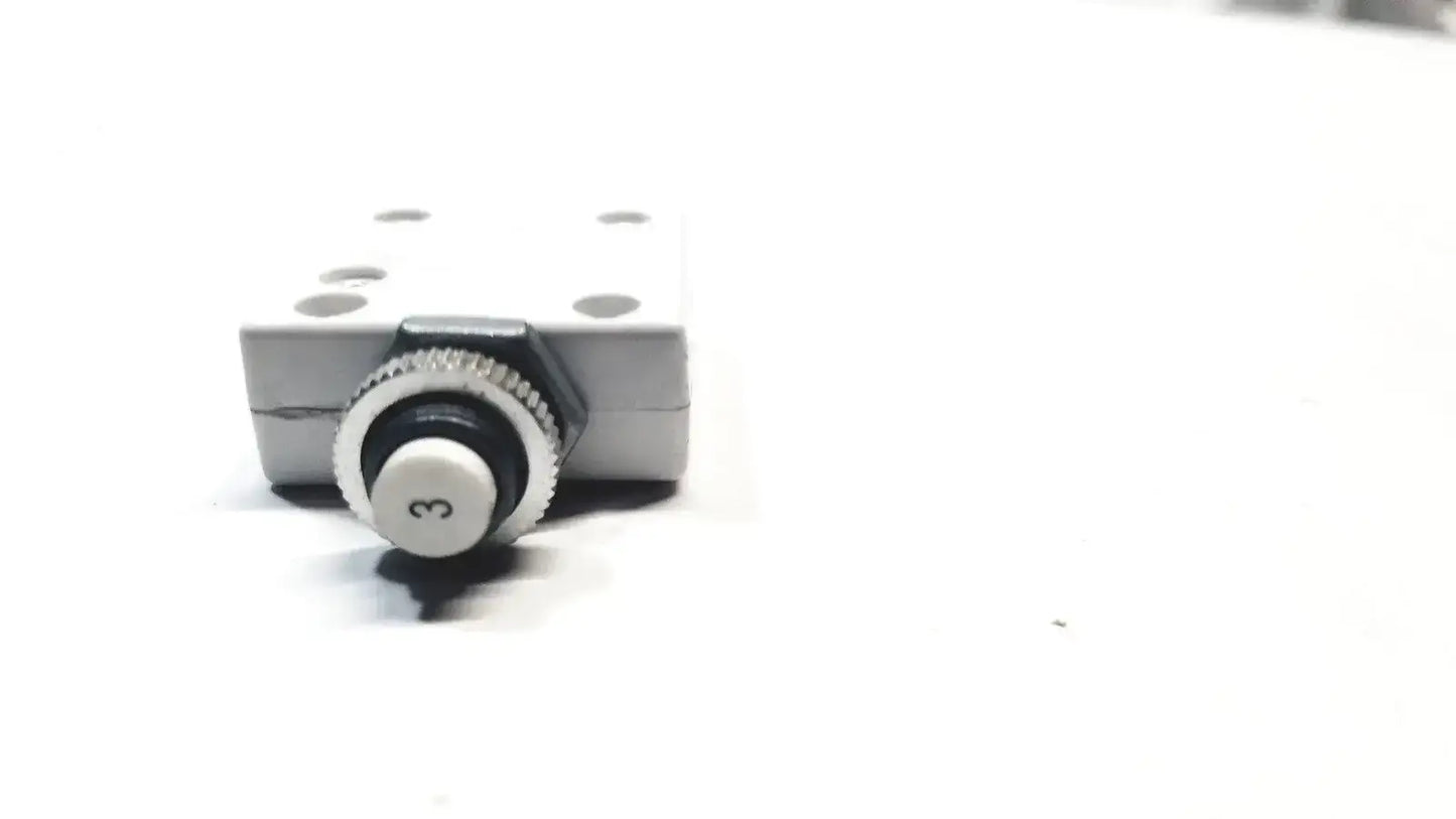 Mechanical Products Ignition Protected 1601-015-300 Breaker, 3A 250VAC/50VDC Circuit Breaker, second-hand product photo 6