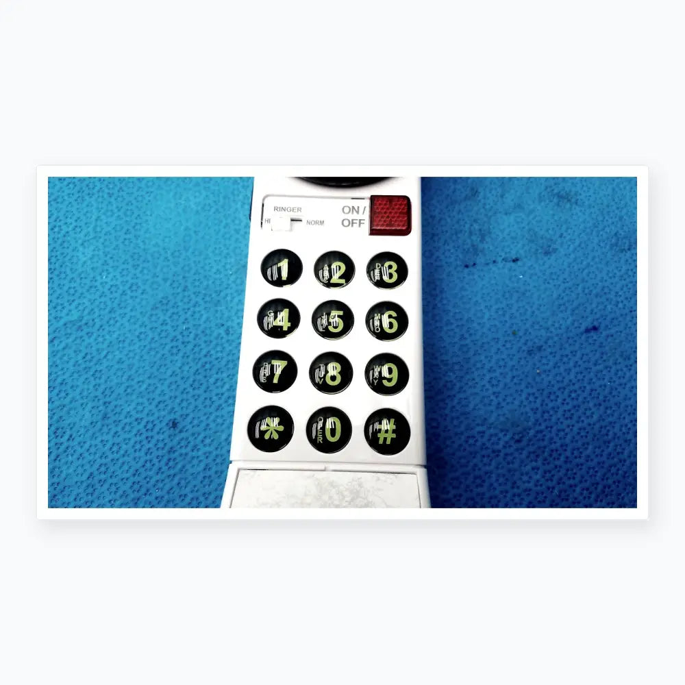 MED-PAT XL-301A Disposable Healthcare Hospital Hotel One-Piece Telephone