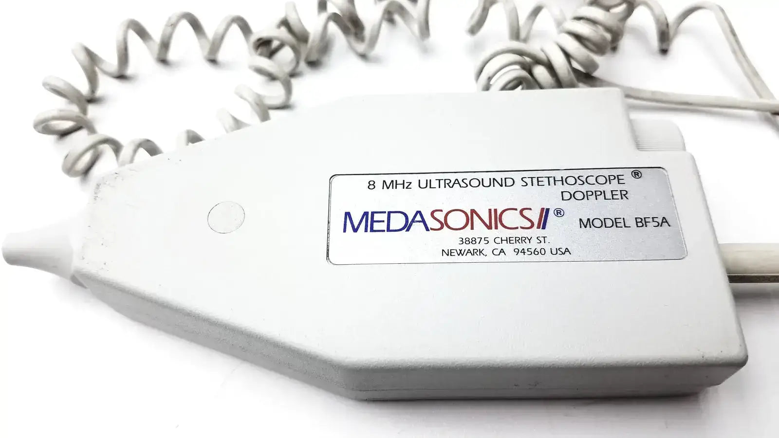 Medasonics 8 MHz Ultrasound Stethoscope . Model BF5A Ultrasound Stethoscope, second-hand product photo 2