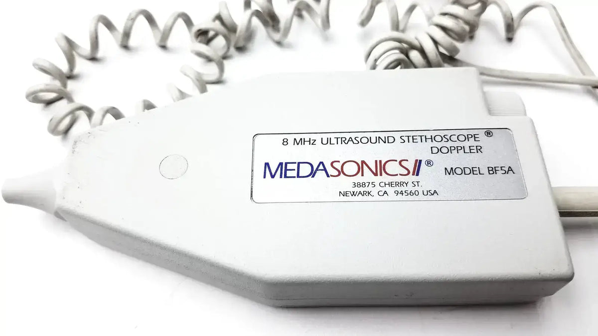 Medasonics 8 MHz Ultrasound Stethoscope . Model BF5A Ultrasound Stethoscope, second-hand product photo 2