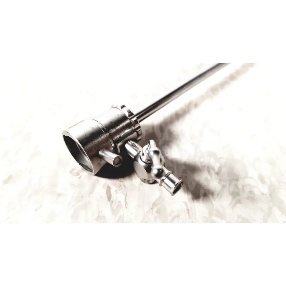Stainless steel medical horizon 18-2312 single valve endoscope with cylindrical shaft and multiple connection ports