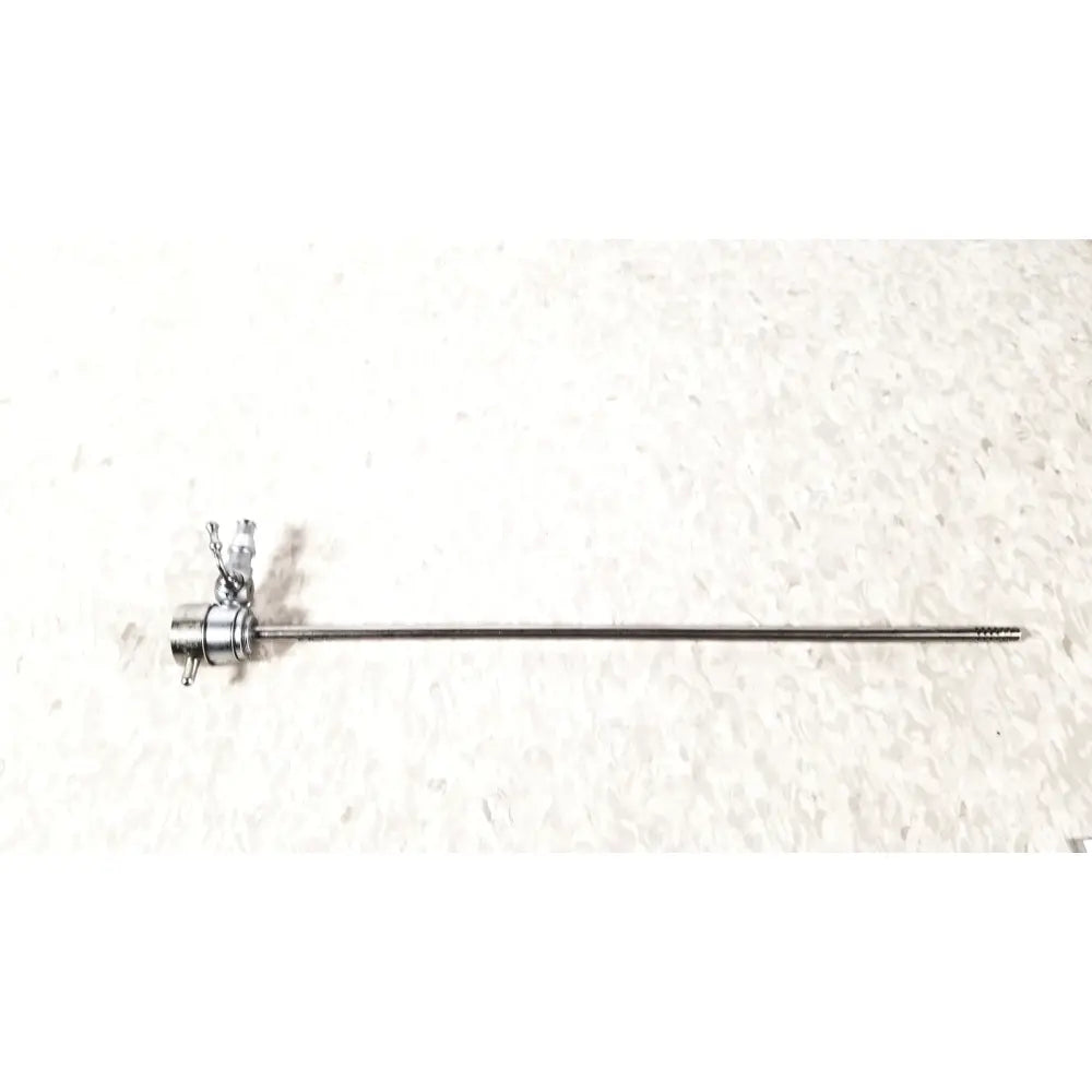 Silver medical horizon endoscope single valve sheath with long metallic shaft and complex jointed multiport head
