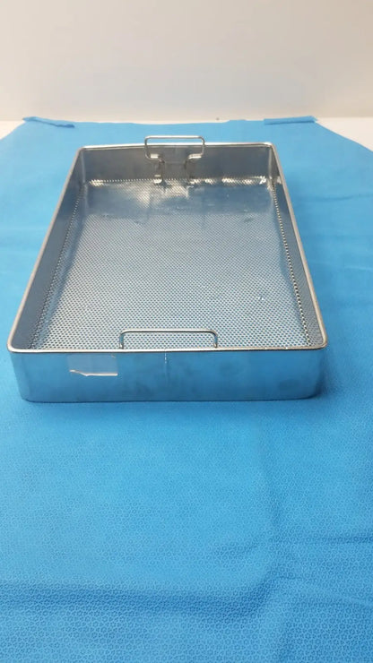 Unbranded Medical Instrument Sterilization Tray – Perforated, Stainless, Used Sterilization Tray, second-hand product photo 4