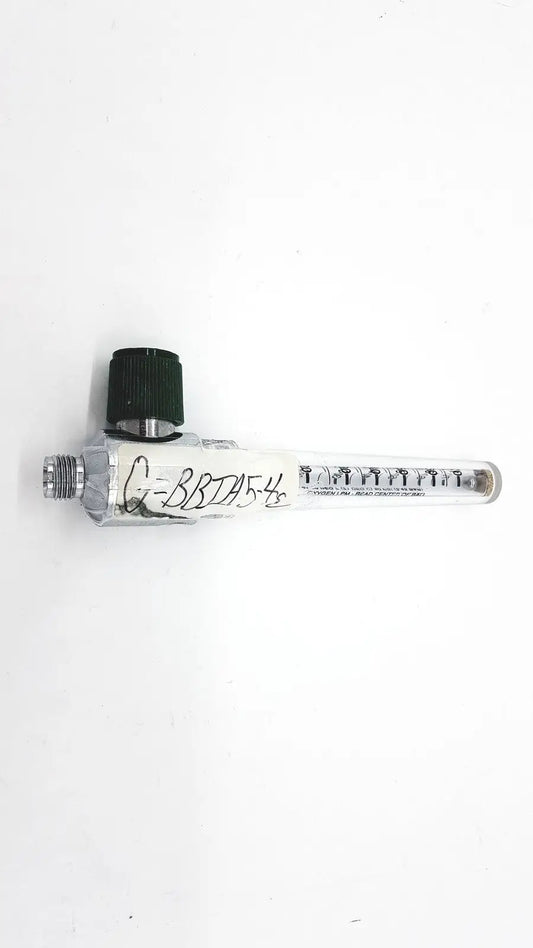 Generic Medical Oxygen LPM Read Center Of Ball LOT NO- 1005 Oxygen Flowmeter Label, as-is (for parts) product photo 2