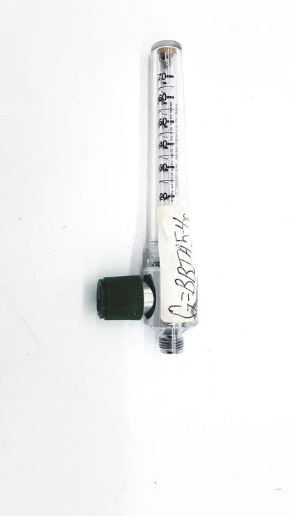 Generic Medical Oxygen LPM Read Center Of Ball LOT NO- 1005 Oxygen Flowmeter Label, as-is (for parts) product photo 3
