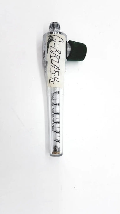 Generic Medical Oxygen LPM Read Center Of Ball LOT NO- 1005 Oxygen Flowmeter Label, as-is (for parts) product photo 1