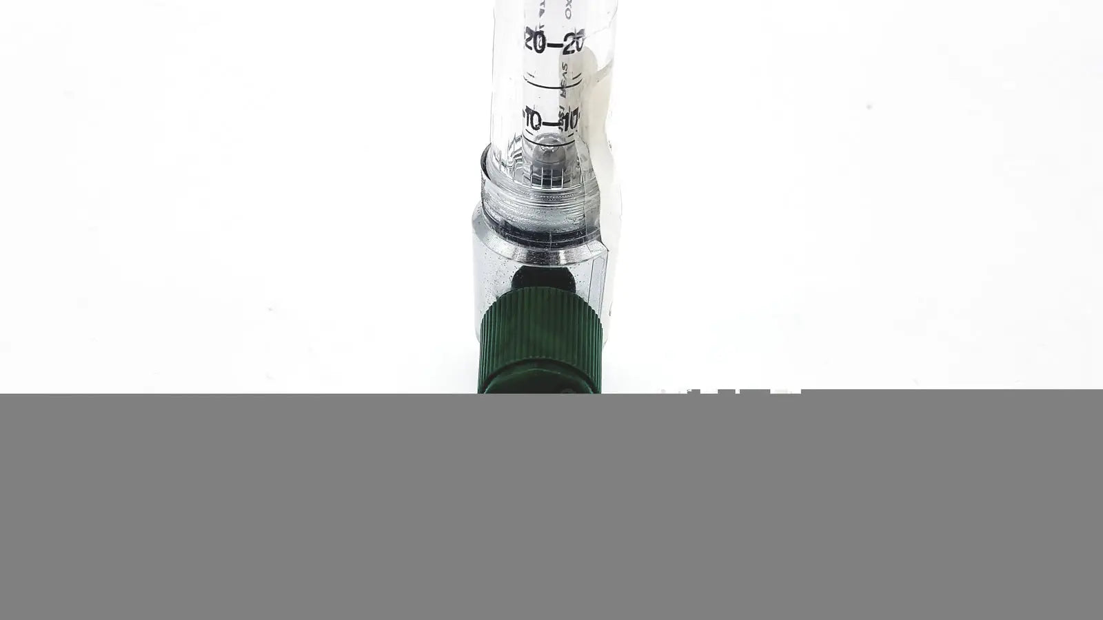 Generic Medical Oxygen LPM Read Center Of Ball LOT NO- 1005 Oxygen Flowmeter Label, as-is (for parts) product photo 8