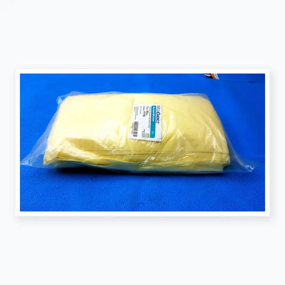 MediChoice Yellow Overhead SMS Isolation Gowns Size Large 10-Pack (Reorder 77779)