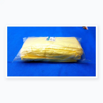 MediChoice Yellow Overhead SMS Isolation Gowns Size Large 10-Pack (Reorder 77779)