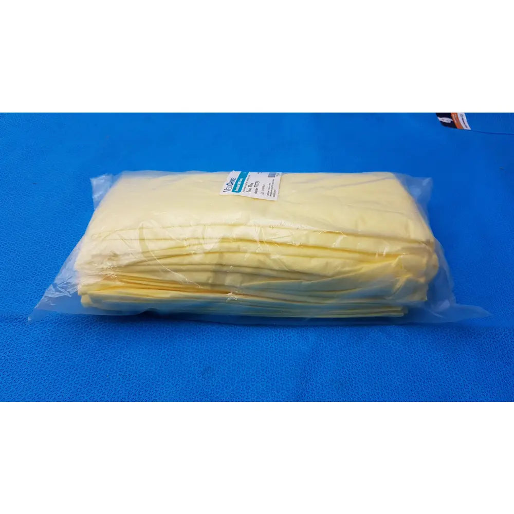 MediChoice Yellow Overhead SMS Isolation Gowns Size Large 10-Pack (Reorder 77779) - Isolation Gowns