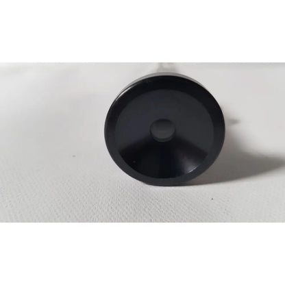 Black circular plastic cap with central hole for medifix autoclave d-5540 30 degree endoscope accessory