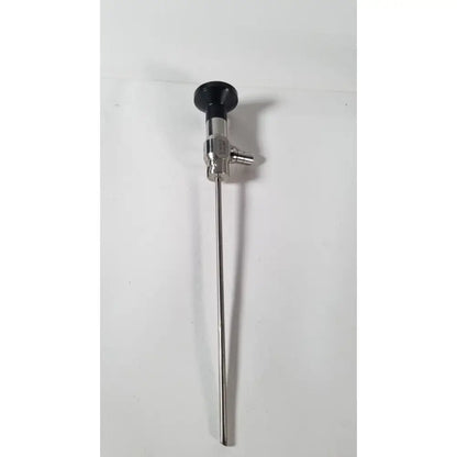 Stainless steel medifix autoclave d-5540 30 degree endoscope with black ergonomic handle and threaded connectors