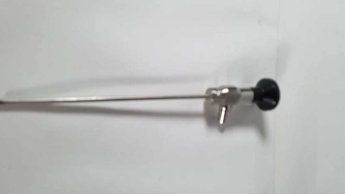 A sleek metallic medifix autoclave d-5540 30 degree endoscope with a black knob and silver joints for precision use