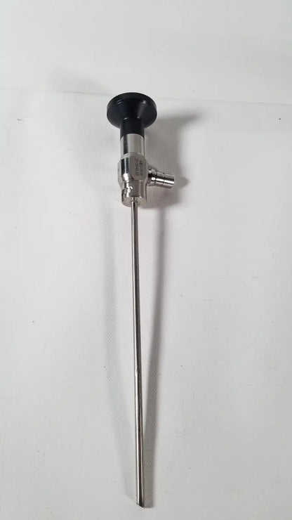 Stainless steel medifix autoclave d-5540 30 degree endoscope with black ergonomic handle and threaded connectors