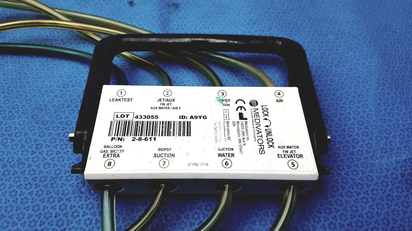 Medivators Hook-Up Connector Assembly 433055– Preowned Medical Equipment Part, second-hand product photo 3
