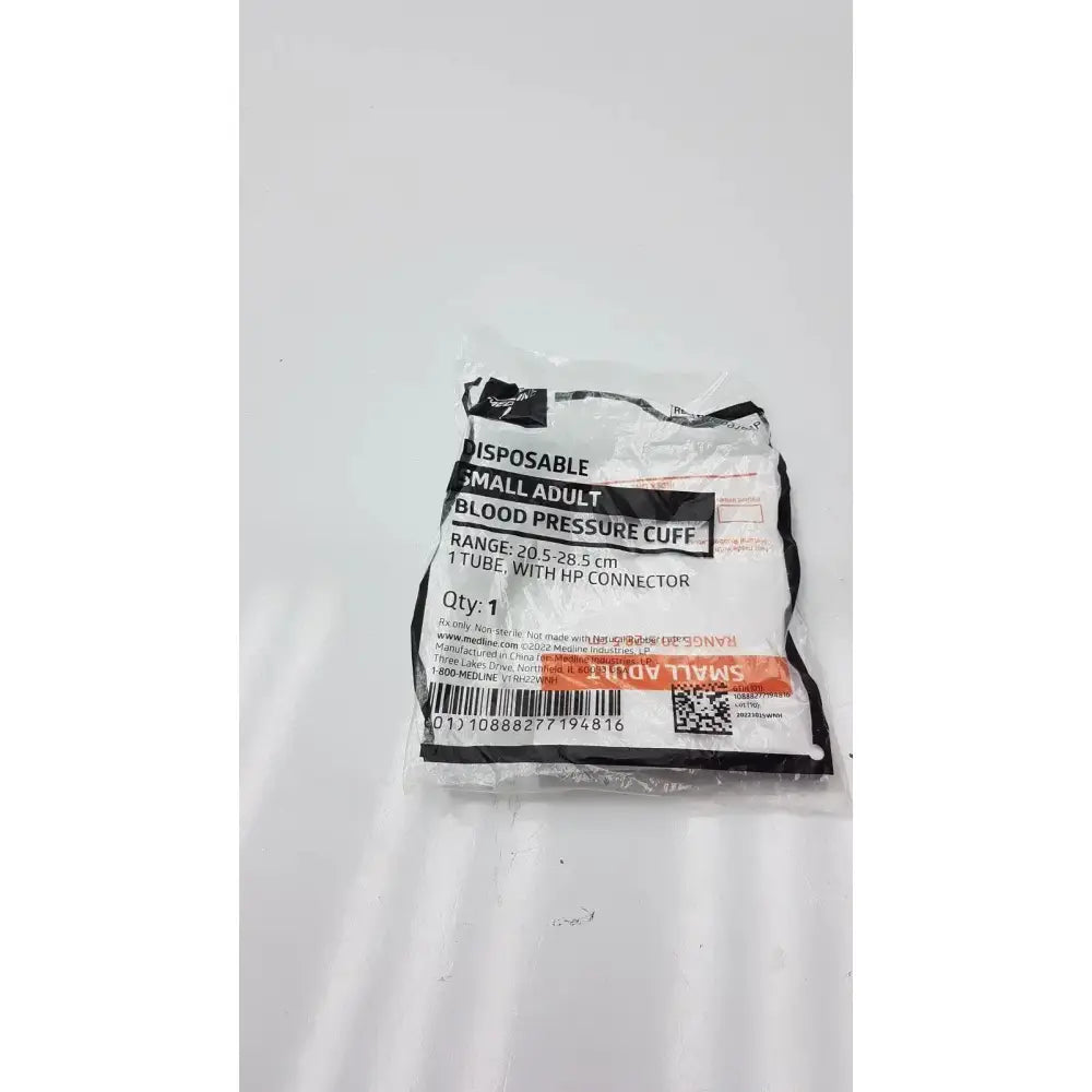 Medline Medliine Diisposable Small Adult BP Cuff Range 20.5 - 28.5cm Blood Pressure Cuff, second-hand product photo 2