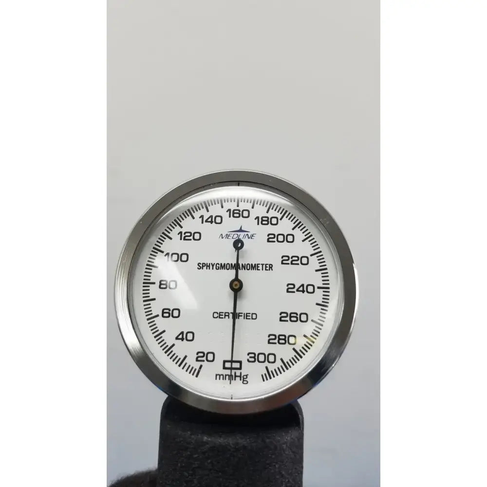 Medline Aneroid Sphygmomanometer Manual Blood Pressure Cuff Monitor Kit w/ Case Aneroid Sphygmomanometer, second-hand product photo 8