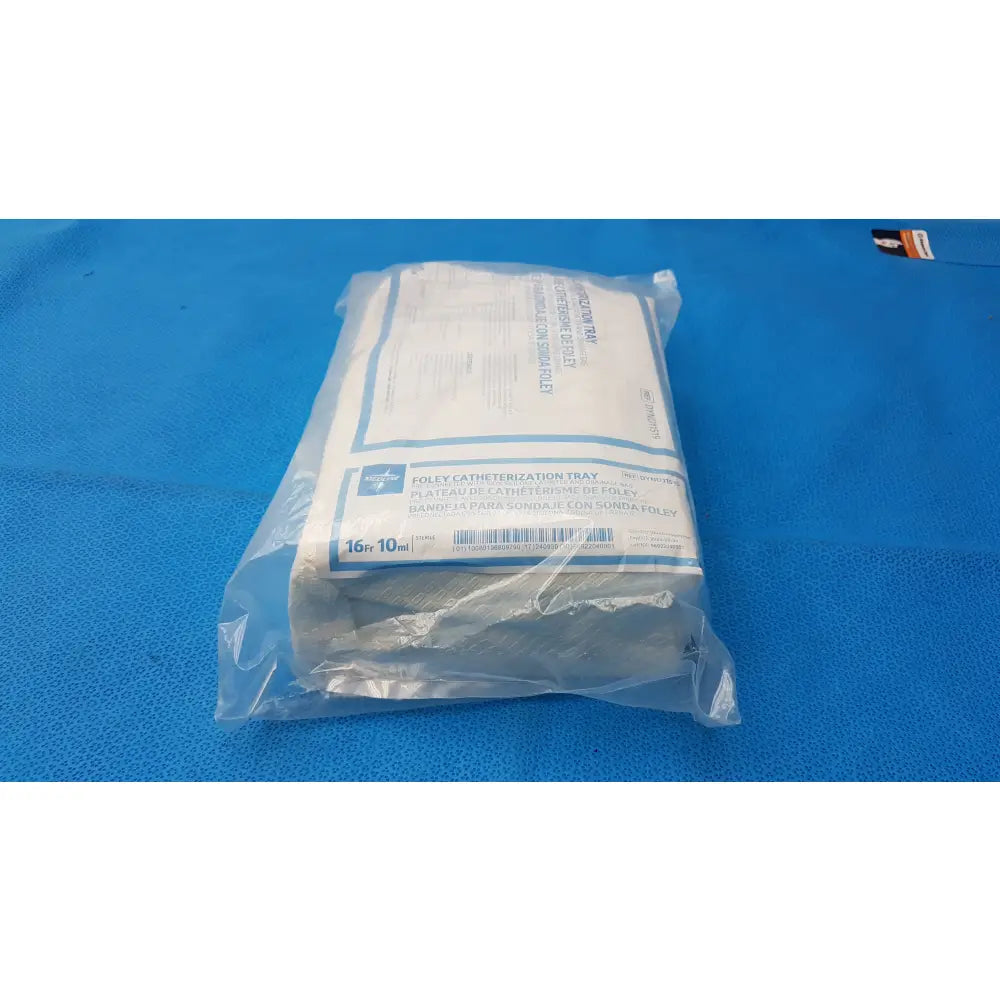 Medline DYND11519 16Fr 10ml 100% Silicone Catheter And Drainage Bag - Silicone Catheter and Drainage Bag System