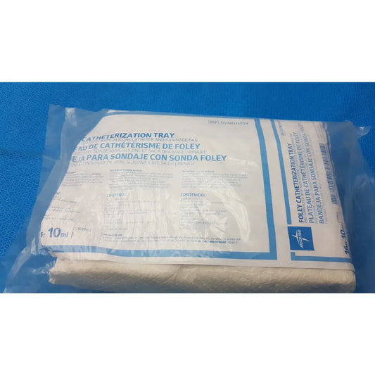 Medline DYND11519 16Fr 10ml 100% Silicone Catheter And Drainage Bag - Silicone Catheter and Drainage Bag System