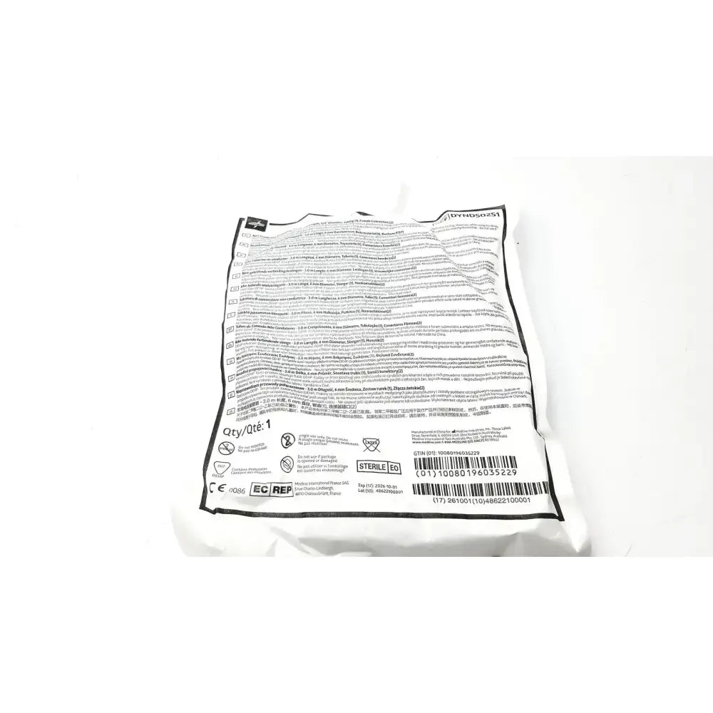 Medline DYND50251 Non Conductive Connecting Tubing Tube Medical Connecting Tubing, second-hand product photo 1