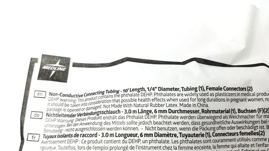 Medline DYND50251 Non Conductive Connecting Tubing Tube Medical Connecting Tubing, second-hand product photo 2