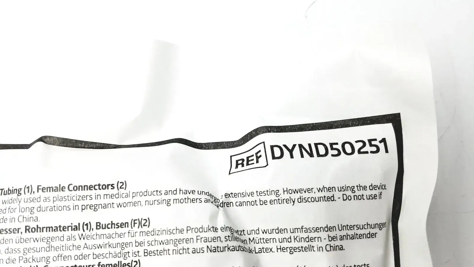 Medline DYND50251 Non Conductive Connecting Tubing Tube Medical Connecting Tubing, second-hand product photo 3
