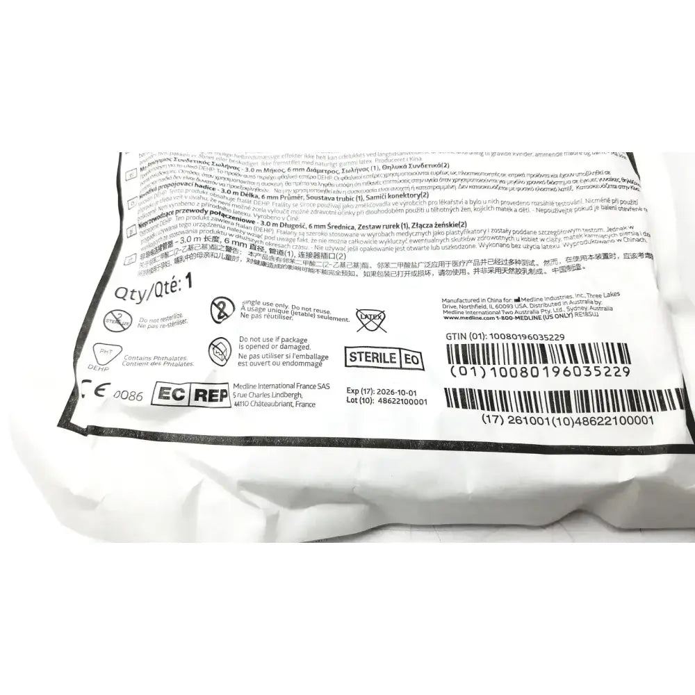 Medline DYND50251 Non Conductive Connecting Tubing Tube Medical Connecting Tubing, second-hand product photo 4