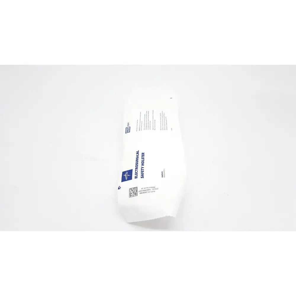 White paper packaging of medline electrosurgical safety holster esh1 for secure electrocardiogram use