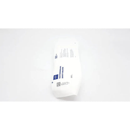 White paper packaging of medline electrosurgical safety holster esh1 for secure electrocardiogram use