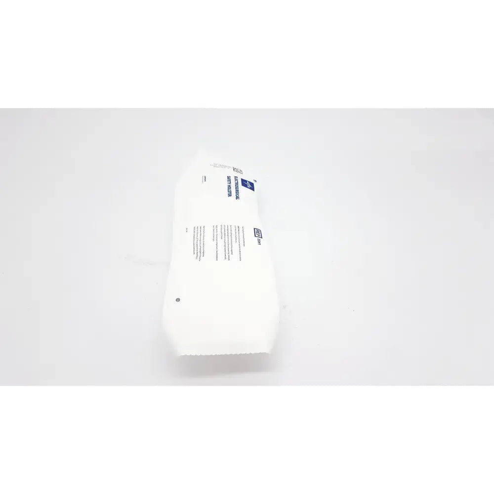 White plastic package of medical-grade sterile gauze pads for medline electrosurgical safety holster esh1 use