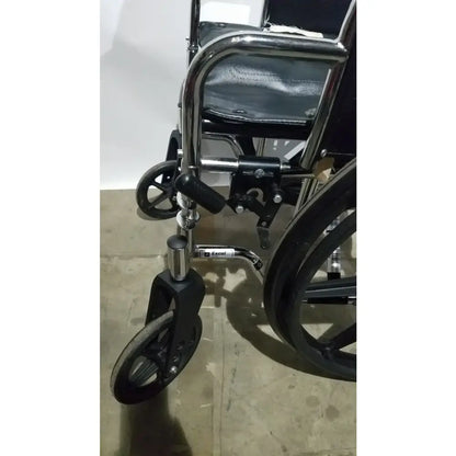 Reuse Medical Equipment Medline Excel Series Manual Wheelchair with Durable Steel Frame Wheelchairs, second-hand product photo 17