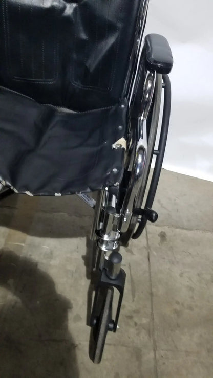 Reuse Medical Equipment Medline Excel Series Manual Wheelchair with Durable Steel Frame Wheelchairs, second-hand product photo 14
