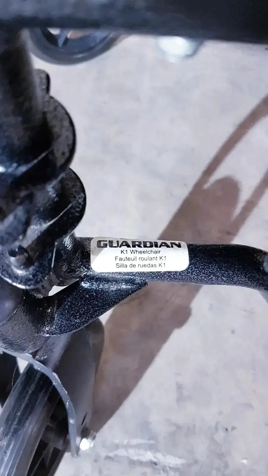 Medline Guardian K1 Lightweight Wheelchair Compact Seat Ready to Use Wheelchair, second-hand product photo 7