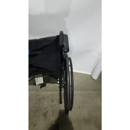 Reuse Medical Equipment Medline Guardian Standard Manual Wheelchair with Padded Arms and Durable Folding Frame Wheelchairs, second-hand product photo 2