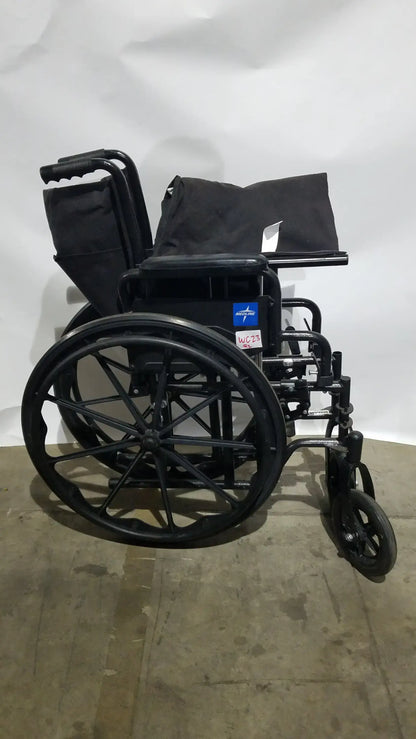Reuse Medical Equipment Medline Guardian Standard Manual Wheelchair with Padded Arms and Durable Folding Frame Wheelchairs, second-hand product photo 21