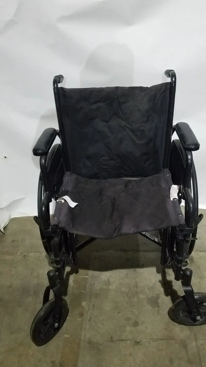 Reuse Medical Equipment Medline Guardian Standard Manual Wheelchair with Padded Arms and Durable Folding Frame Wheelchairs, second-hand product photo 10