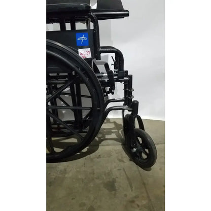 Reuse Medical Equipment Medline Guardian Standard Manual Wheelchair with Padded Arms and Durable Folding Frame Wheelchairs, second-hand product photo 17